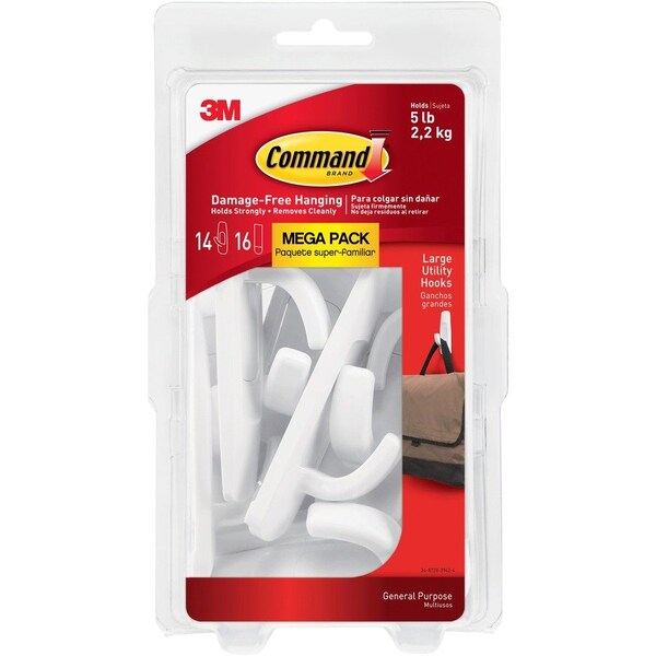 large Hook Mega Packs, 20/PK, WE PK